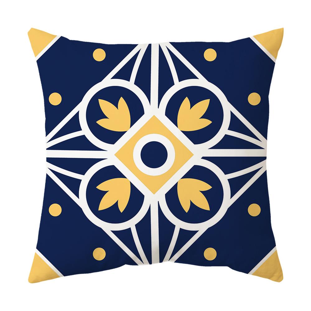 Pillow Retro Pillow Cover Sofa Cushion Car Cushion Cover Bohemian Bedside Bay Window Large Backrest