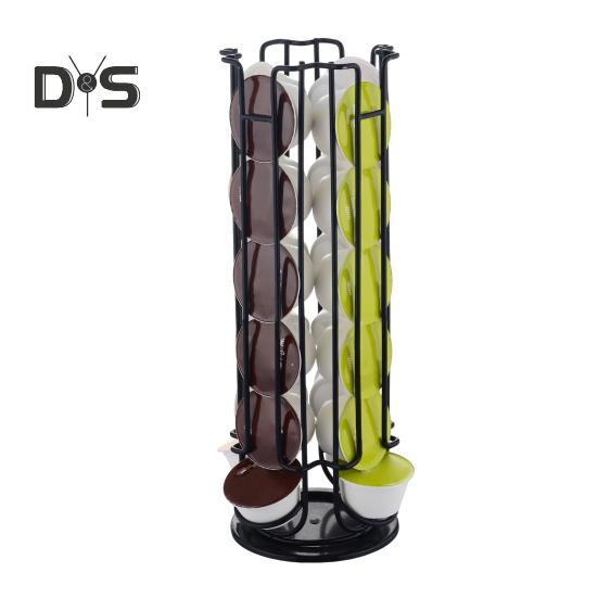 Koffiecapsulehouder Standaard Rek voor Nespresso Vertuoline 360 Graden Draaibaar Grote Capaciteit Organizer Carrousel voor Thuis Kantoor Keuken Cadeau