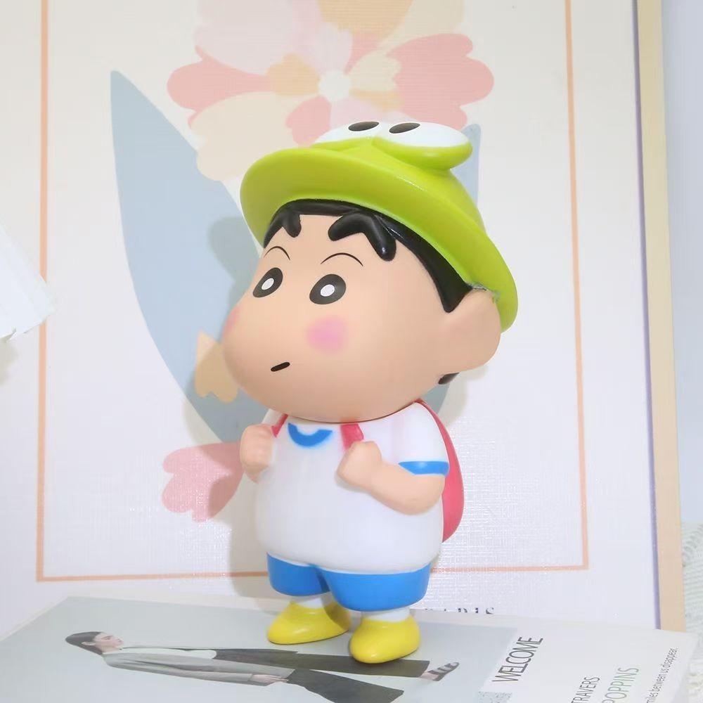Adorable 18cm Crayon Shin Chan Frog Figure Perfect For Home Dcor Birthday Gifts