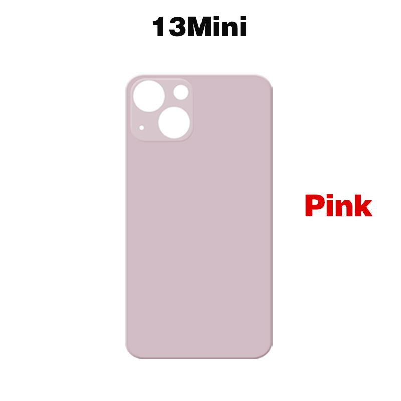 For iPhone 13 Mini Pro Max Big Camera Hole Phone Back Glass Battery Cover Rear Glass Panel Housing Chassis Add 3M Adhesive