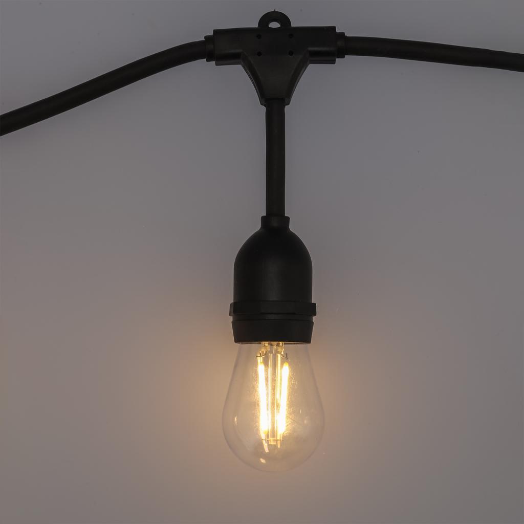Garden Light Garland 5 X Led Bulb Chain For Balcony Garden 4 M
