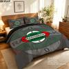 Radomiak Radom Pattern Bedding uilt Set uilt Cover Pillowcase Home Decoration Birthday Gift (1 * duvet cover + 2 * pillowcase without core)