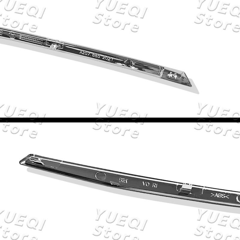 2078851921 2078852021 Car Front Bumper Chrome Trim Chromium Spoiler For Mercedes Benz E-Class W207 2009-2013 Auto Parts