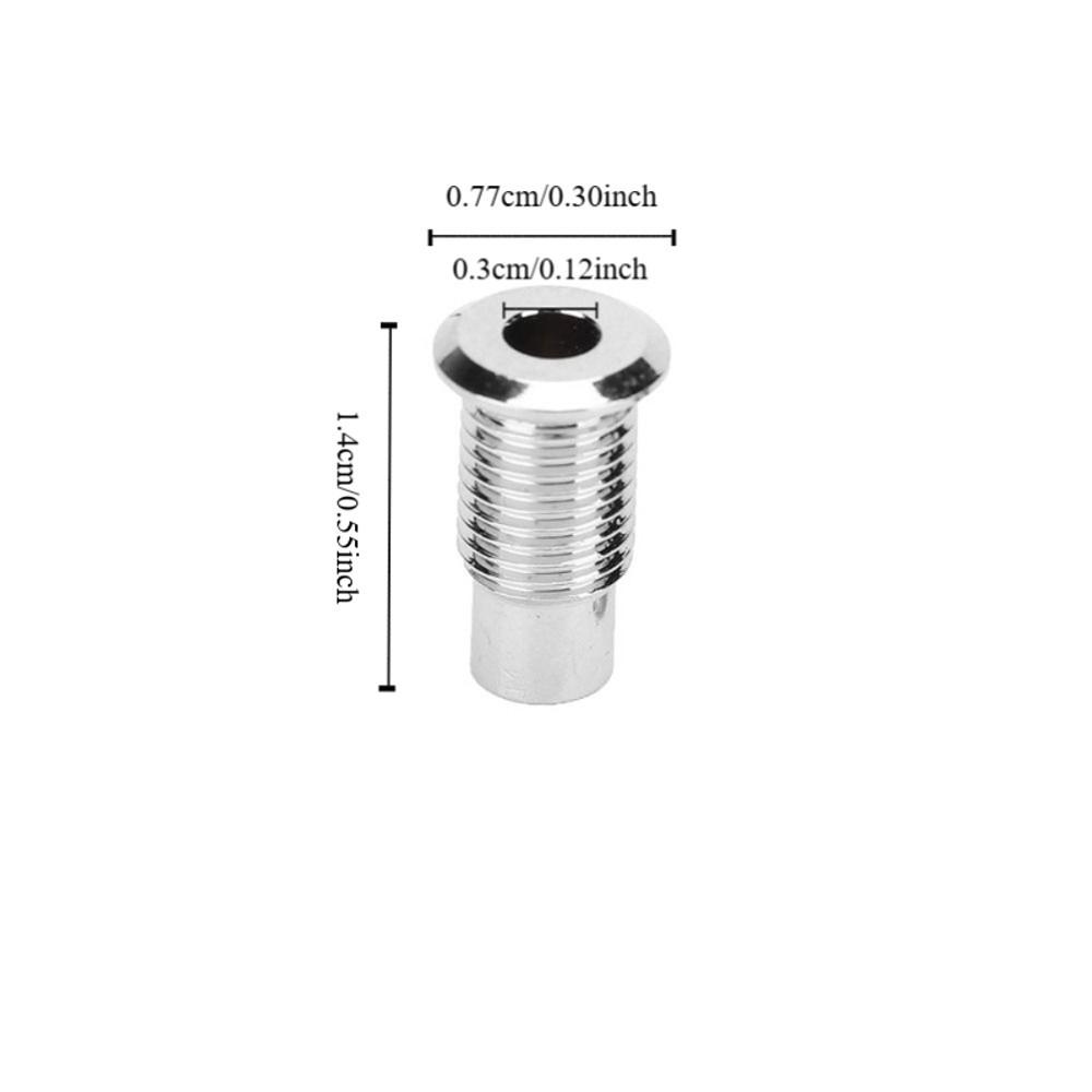 20PCS Flat Base LED Holder 3mm Size Flat Metal Base Durable Brass Base Accessories
