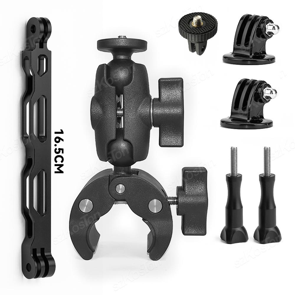 Motorcycle Bicycle Camera Holder Handlebar Mount Bike Bracket for GoPro Hero 13 12 11 10 9 8 DJI Action 5 Pro 4 3 Insta360 X5 X4