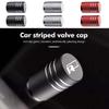 For b44Pcs Car Aluminum Laser Striped Valve Cap Style Tire Cap Parts For Volkswagen VW GTI Tiguan Passat B5 B6 B7 CC Jetta MK5 MK6