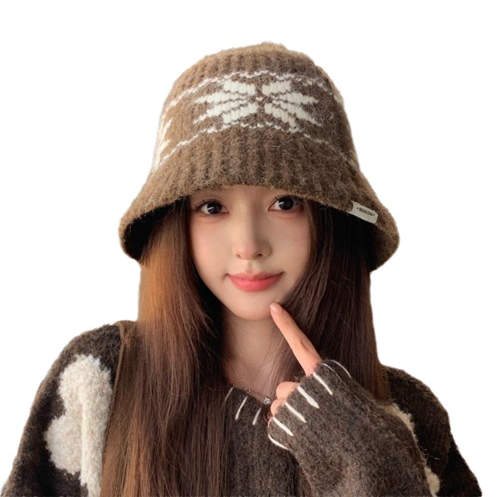 Autumn Winter Beanies Hat Warm Fisherman Cap Fashion Basin Cap for Women