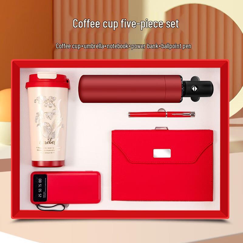 TIANXI Luxury Red Lily of the Valley Cup Gift Set