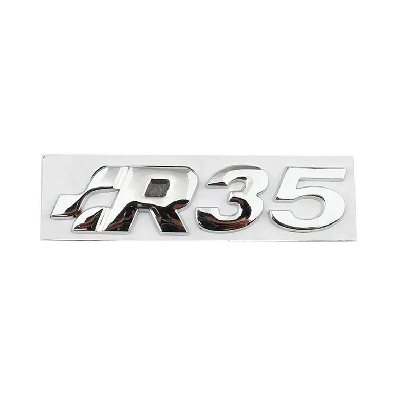 AABLE1 3D Metal R32 R35 R36 Rear Trunk Boot Emblem Badge Sticker For VW SR32 SR35 SR36 Volkswagen Golf MK4 Passat Tiguan