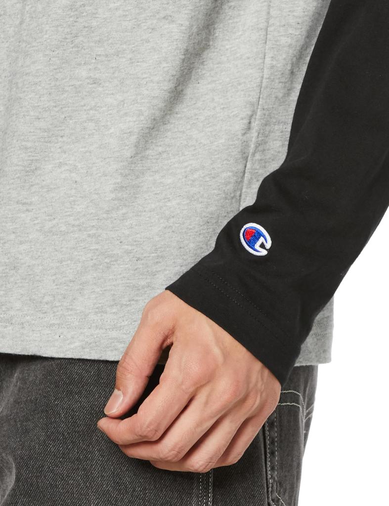 Long-sleeved T-shirt, 100% cotton, classic raglan sleeve, single point logo embroidery, long-sleeved raglan T-shirt C3-P402Z-071-L