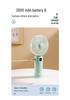 Smart USB Rechargeable Handheld Mini Fan with Digital Display