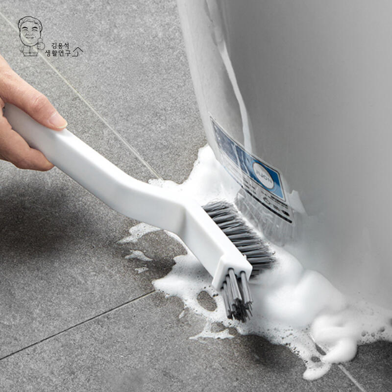 Crevice cleaning brush, bathroom brush, floor brush, toilet tile brush white