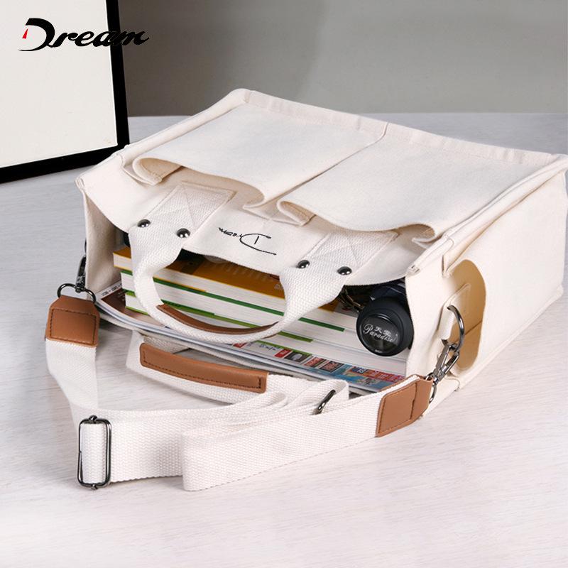 Damen Hot Japanische & Koreanische Mehrfach-Taschenhandtaschen - Canvas-Umhänge- & Messenger-Taschen mit großem Fassungsvermögen