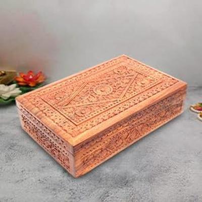 30,48 cm Sheesham Holz Aufbewahrungsbox Handgeschnitzte Schmuckschatulle Dekorativ Bestes Geschenk für Freundin, Ehefrau, Mutter, Schwester, Frauen