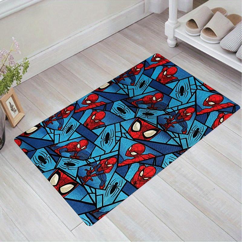 

1pc Spider-Man Pattern Area Rug Soft Flannel Floor Mat for Living Room,Office,Bedroom and Carpet,Sofa Coffee Table Floor Mat 60cm by 90cm