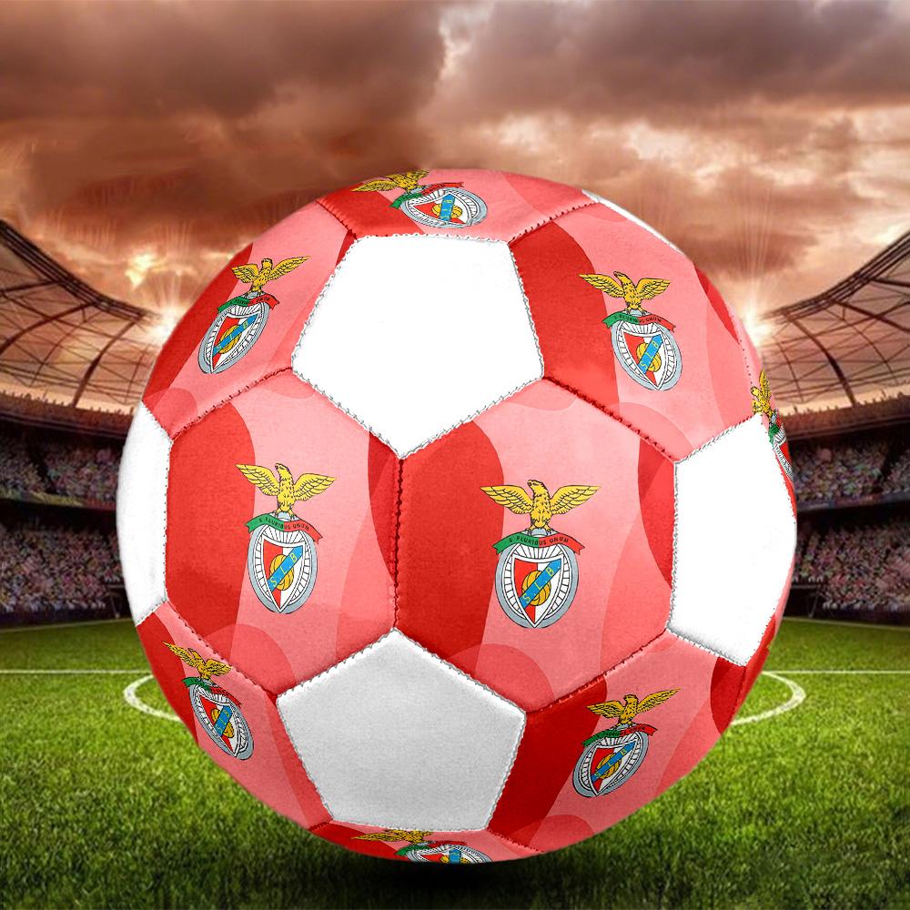 1PC S.L.B size 5 soccer ball PrahaIndoor Soccer Ball Colorful All Ages Machine Stitched PVC Competition Ready Durable High-Bounce