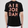 Jordan FW22 3D Logo Print Alphabet Knit Short Sleeve T-Shirt Men Tops Black CZ8088-010