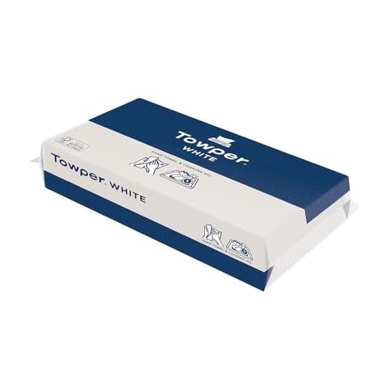 Towper Paper Towel White Regular Size Commercial Hand Towel
