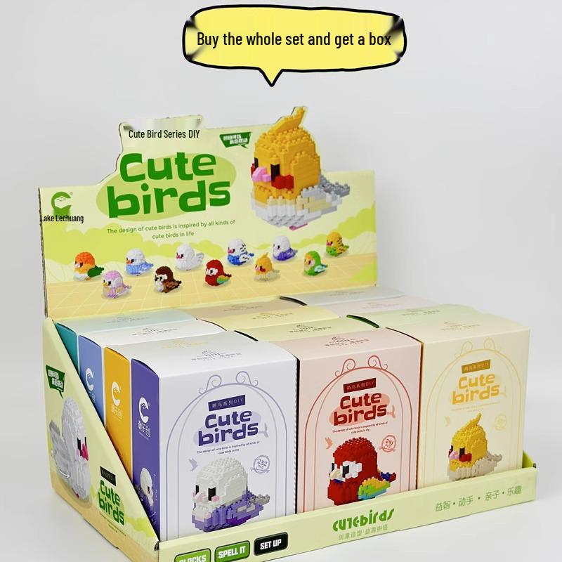 

Совместимые оригинальные образовательные строительные блоки Lego для детей в виде птицы ара