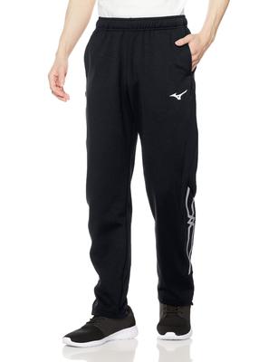 Training Wear Size S Warm-Up Pants, Moisture-Wicking, Quick-Drying, 32MDA140, Black,
