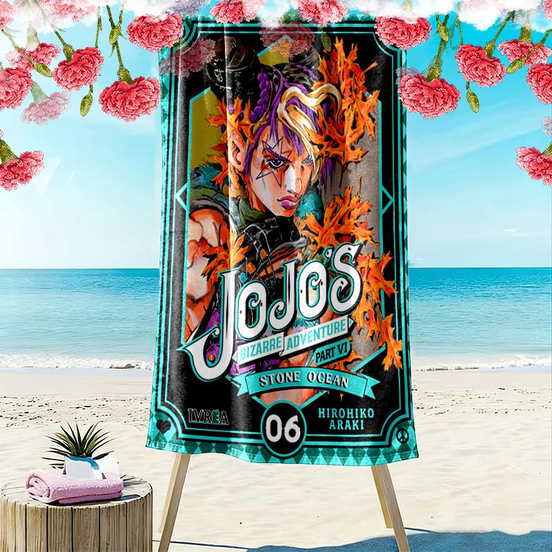 Vento Aureo: Duo's Epic Journey beach towel beach soft seaside Absorbent bath towel quick-drying swim towel beach towel Outdoor picnic beach mat
