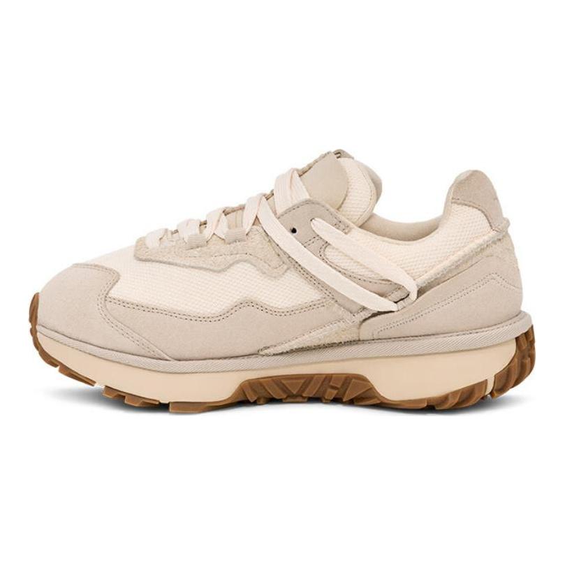 UGG Retrofi Látka Hovězí Štípenka Módní Pohodlné Protiskluzové Nízké Tenisky pro Tátu Ženy sneaker Béžová 1167491-CERA