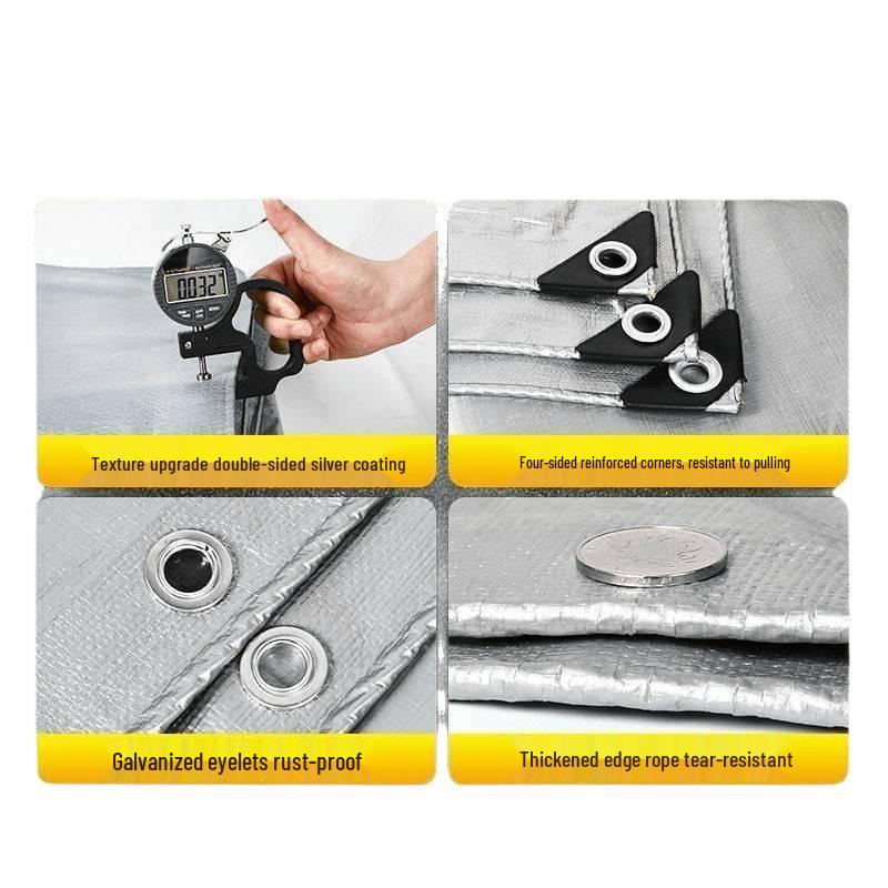 - Heavy-Duty Waterproof UV Protective Outdoor Awning Canvas Tarpaulin