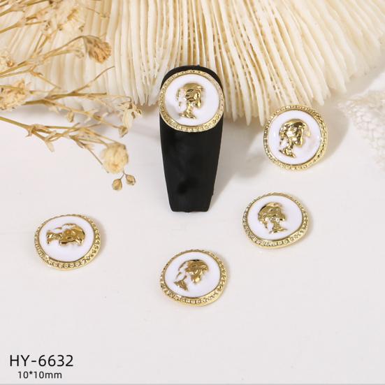 Yousheng 20Pcs Nail Art Jewelry Faux Pearl Rhinestone 3D Charms Alloy Craft DIY Nail Decoration Manicure Accessories for Nail Salon
