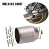 Adaptador Redutor Conversor de Abertura para Tubo de Escape de Motocicleta Universal Diâmetro Interno 60 Mm Para 51 Mm Conector de Silenciador