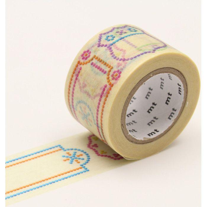 Masking Tape MT EX 3 Cm Sewing Labels - Beads Label
