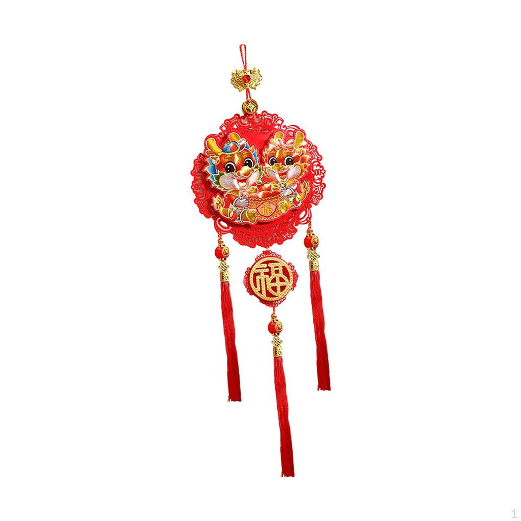 Dragon Door Sign Chinese Year Decoration Lunar Wall Home Office Living Room Fu