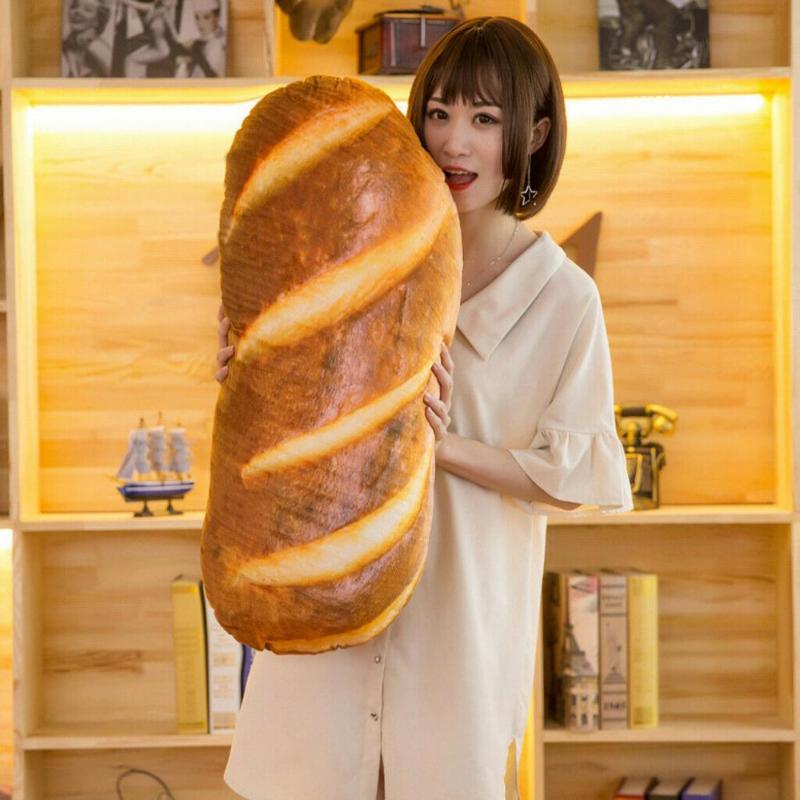 Bread Pillow Bread Plush Pillow Soft Lumbar Back Cushion Plush Stuffed Toy Stuffed Toy Lumbar Back Cushion Food Plush Pillow Christmas Gift