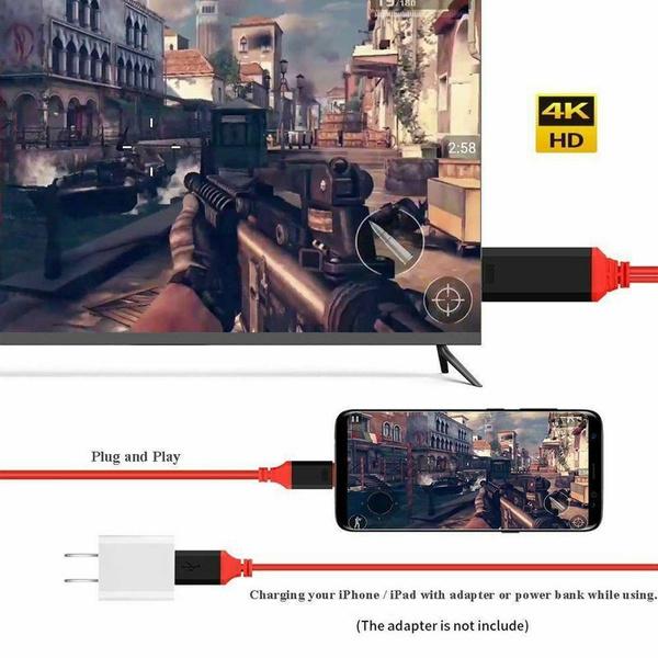 Usb 3.1 Type C To Hdmi Cable Adapter Converter 2M Hd 1080P 4K Hdtv Splitter Cable for Samsung Galaxy S10 / 9/8 Phone Projector Tv