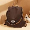 2025 new fashion backpack women's bag simple college style school bag anti-theft backpack
