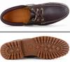 Timberland Authentieke 3-Eye Lug - handgestikte bootsschoen voor heren in bordeauxrood leer Schoenen TB050009-648 ORIGINEEL