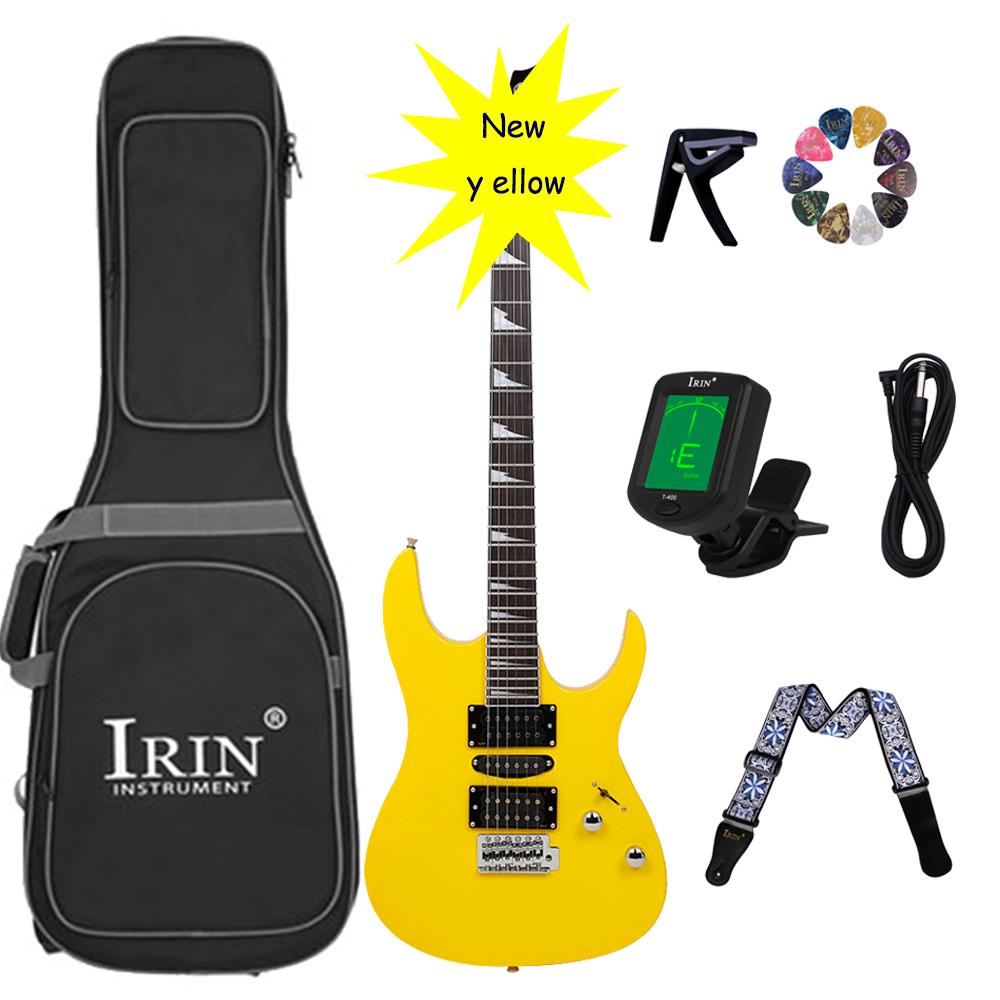 IRIN R-170 Electric Guitar 6 Strings 24 Frets Premium Maple Body Electric Guitar Guitarra with Bag Tuner Straps Accessories Set