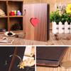 Wooden Ring Binder Memory Book 15 Pages Photo Storage Journal Wooden Photo Album  Daily Record