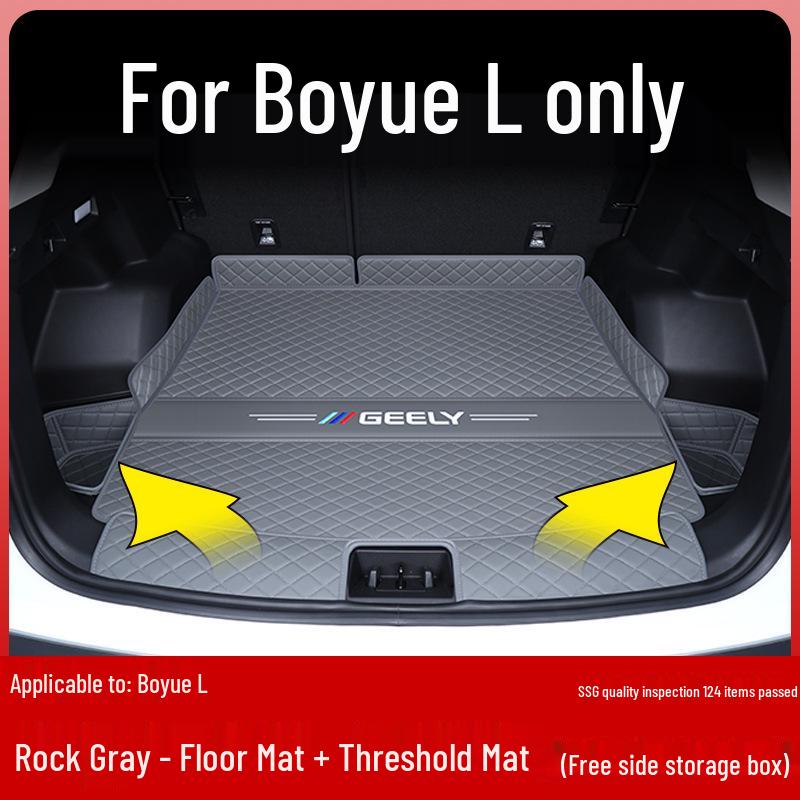 Geely Boyue L 2024 Trunk Mat - Full Coverage Tail Box Interior Decor Fán