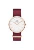 Daniel Wellington Classic 40 Roselyn RG White Watch, DW00100267, Men's, Red