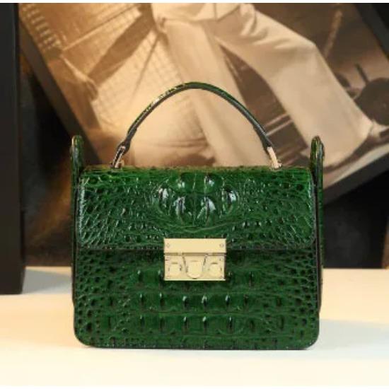 

Женская стандартная сумка из крокодиловой кожи, кожаная сумка через плечо, сумка через плечо, высокое качество, роскошная мода, новая