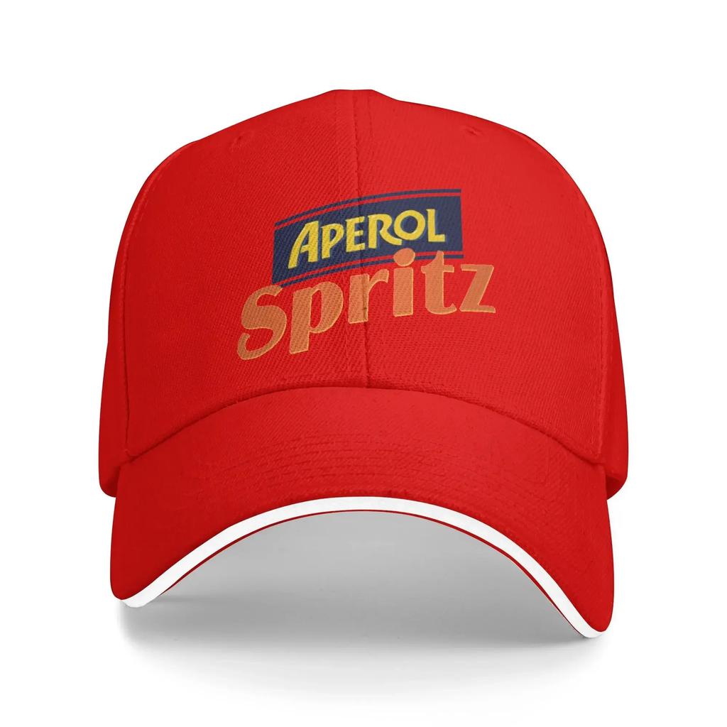 Aperol Spritz Baseballkappe Herren Erwachsener Design Trucker-Kappe Frühling Vintage Outdoor Sport Sonnenschutz Baseballkappen