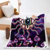 Funny Cartoon Mushroom Print Thickened Lamb Wool Crystal Fleece Retro Blanket Blanket Minimum Order One Piece