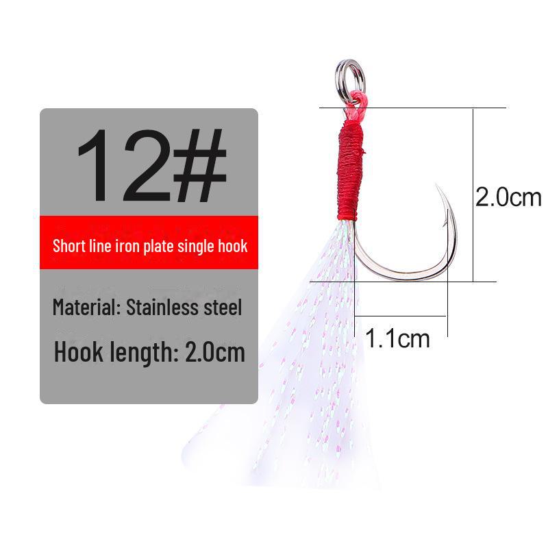 

Железный рыболовный крючок с треугольным зубом TWM для ловли пресноводного окуня Single Price