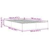 Ottoman Bed without Mattress Black 120 x 190 cm Faux Leather