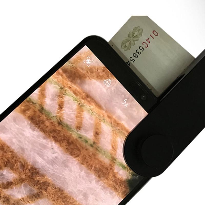 Mini Microscope 400x for Smartphone Camera Lighted Portable LED Lens Digital Microscope Camera Magnifier
