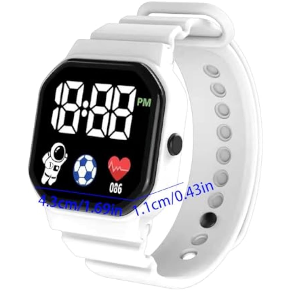 Mdikawe Digital Sport Watch, Smart Kids Watch - Waterproof Wristwatch, Comfortable Sport Waterpro...