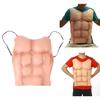 Falsche Muskelbrust Requisiten Cosplays Make-up Kostüm Brust für Cosplays Party Kostüm Fake Muskel Requisit Kostümzubehör