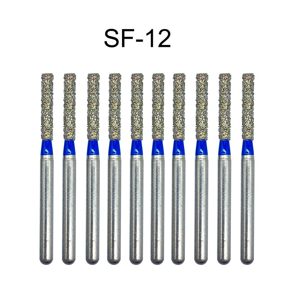 Nun Ck 10 Stück/Packung Dental Diamantbohrer für Hochgeschwindigkeits-Handstück Zahnarztbohrer FG-Serie Durchmesser 1,6 mm