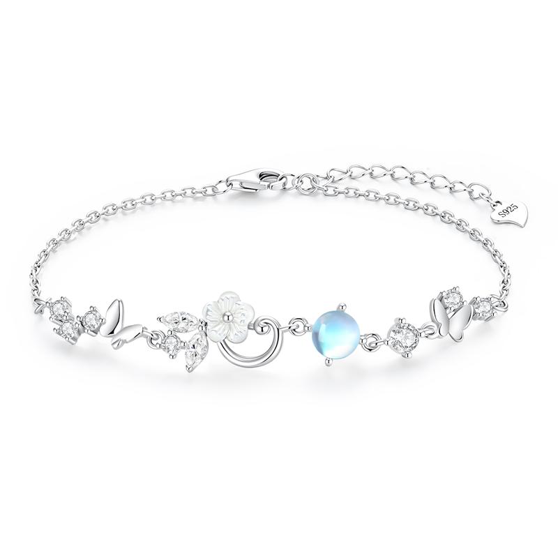 Barbie Bracelet Secret Garden Dream Blue Butterfly Flower Dream Garden Positive Energy Brings Good Luck Simple Versatile Niche Design Ba2508010 синий