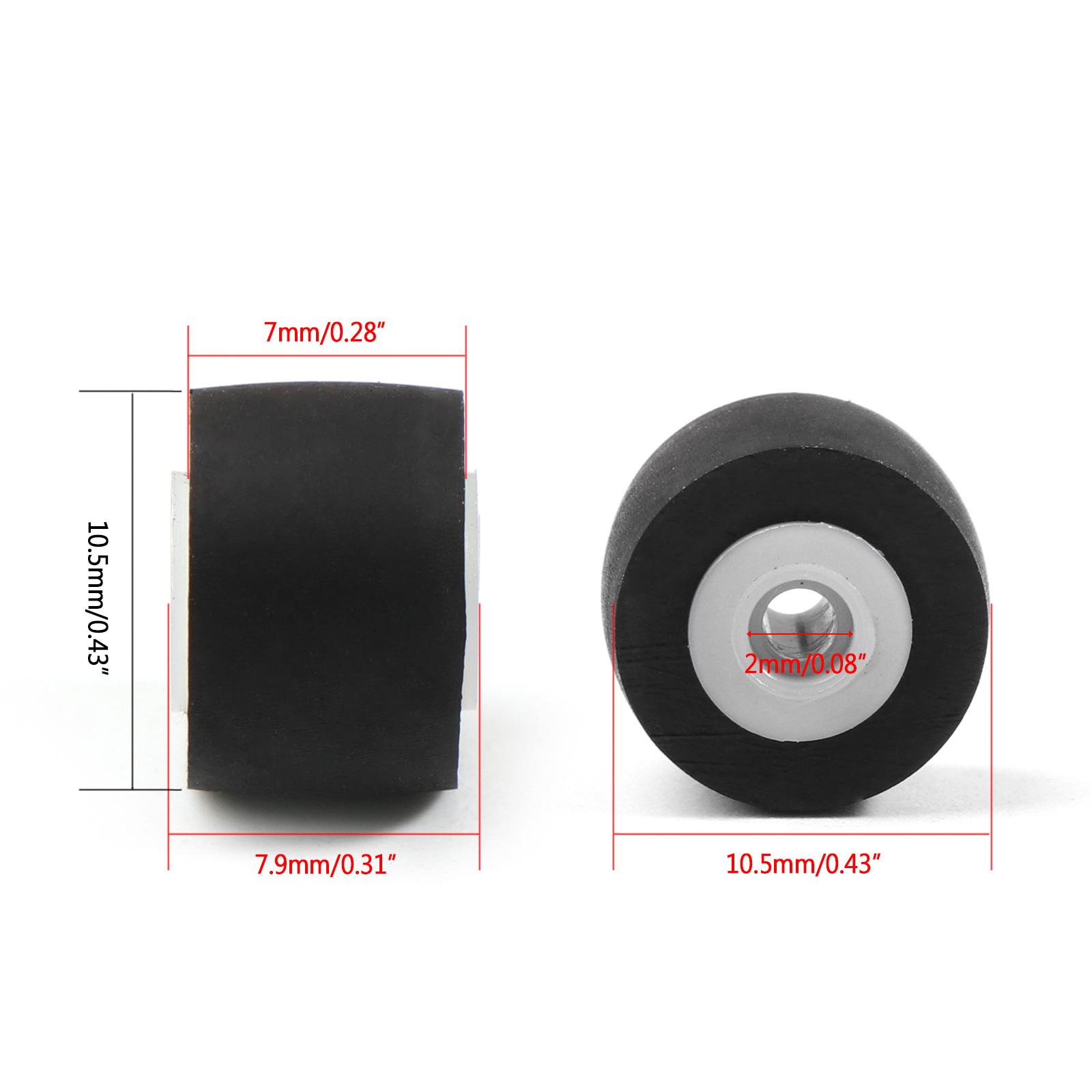 

5 шт., ременный шкив, резиновый регистратор давления, кассетная дека, прижимной ролик, лента, стереоплеер, 10,5x7,9x2 мм, прижимной ролик